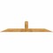 Ekena Millwork Portland Rough Sawn Timber Gable Bracket, Western Red Cedar, 96"W x 20"H x 6"D x 6"F, 5/12 Pitch GBW096X20X0606POR00RWR - alternate 1